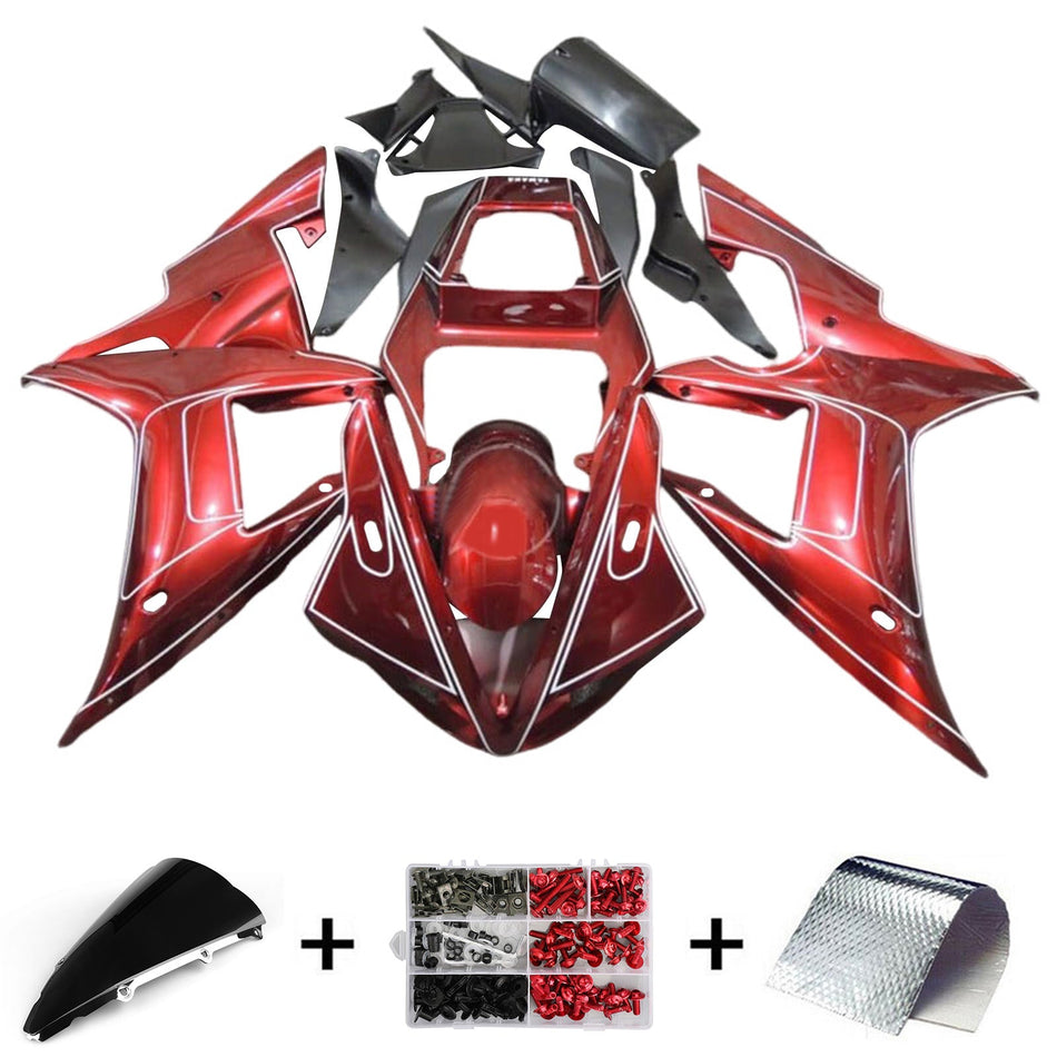 2002-2003 Yamaha YZF 1000 R1 Einspritzverkleidungssatz Karosserie Kunststoff ABS