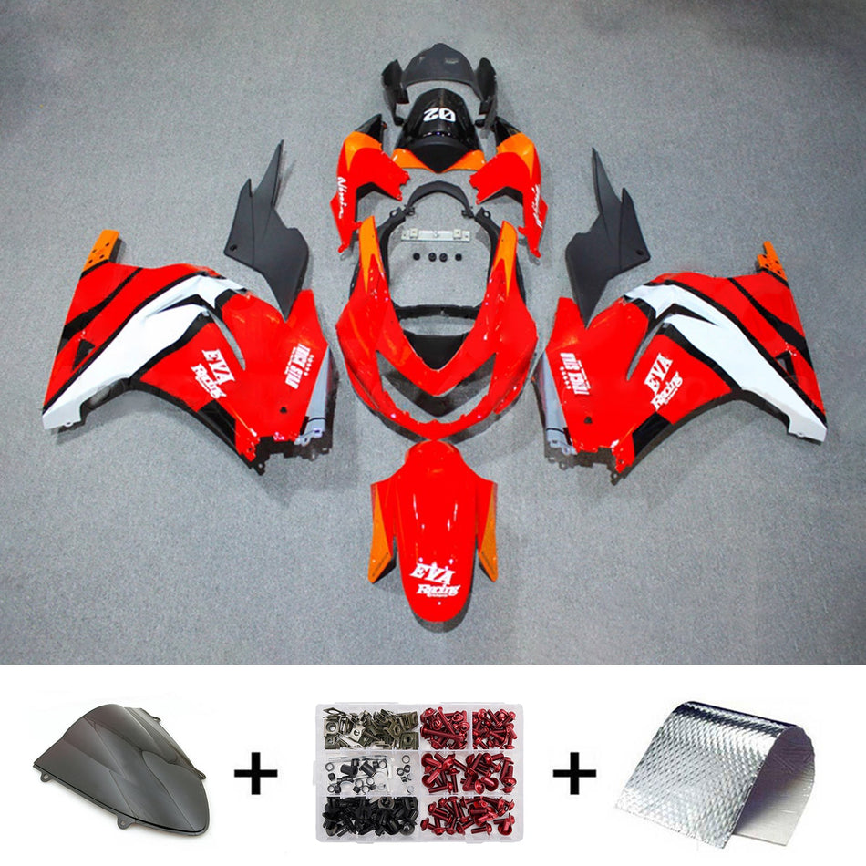 Verkleidungssatz aus ABS-Kunststoff, passend für Kawasaki EX250 Ninja250R 2008-2012