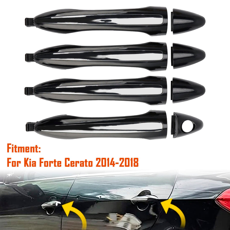 2014–2018 Kia Forte Cerato 4-teiliges Türgriffset für den Außenbereich