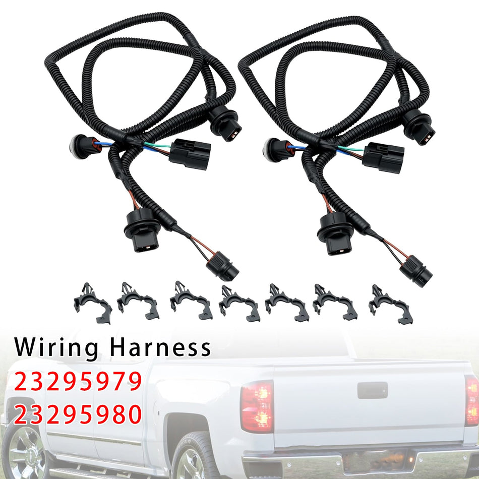 2-teiliger Kabelbaum für Rückleuchten (links + rechts) für GMC Sierra 1500 (2016–2019)