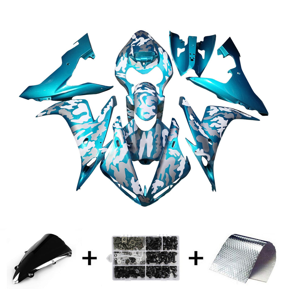 Injection Verkleidung Kit Karosserie Kunststoff ABS Für Yamaha YZFR1 YZF-R1 2004-2006