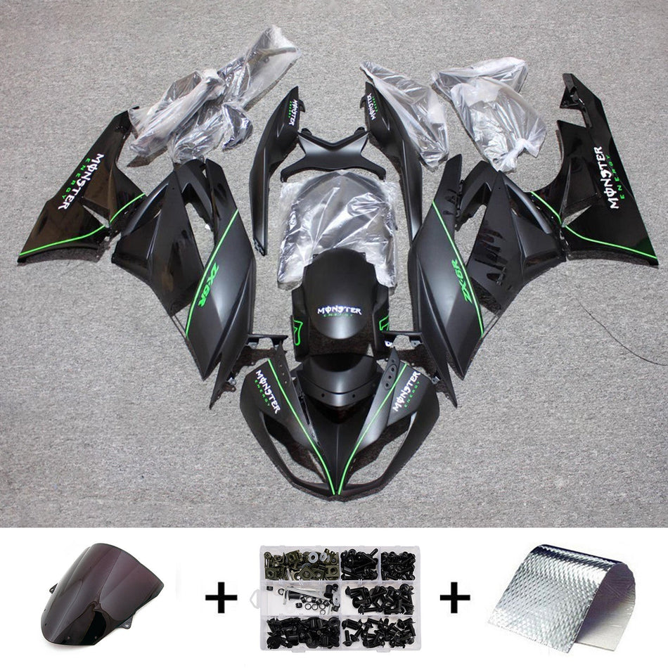 Verkleidungssatz aus ABS-Kunststoff, passend für Kawasaki ZX6R 636 2009-2012
