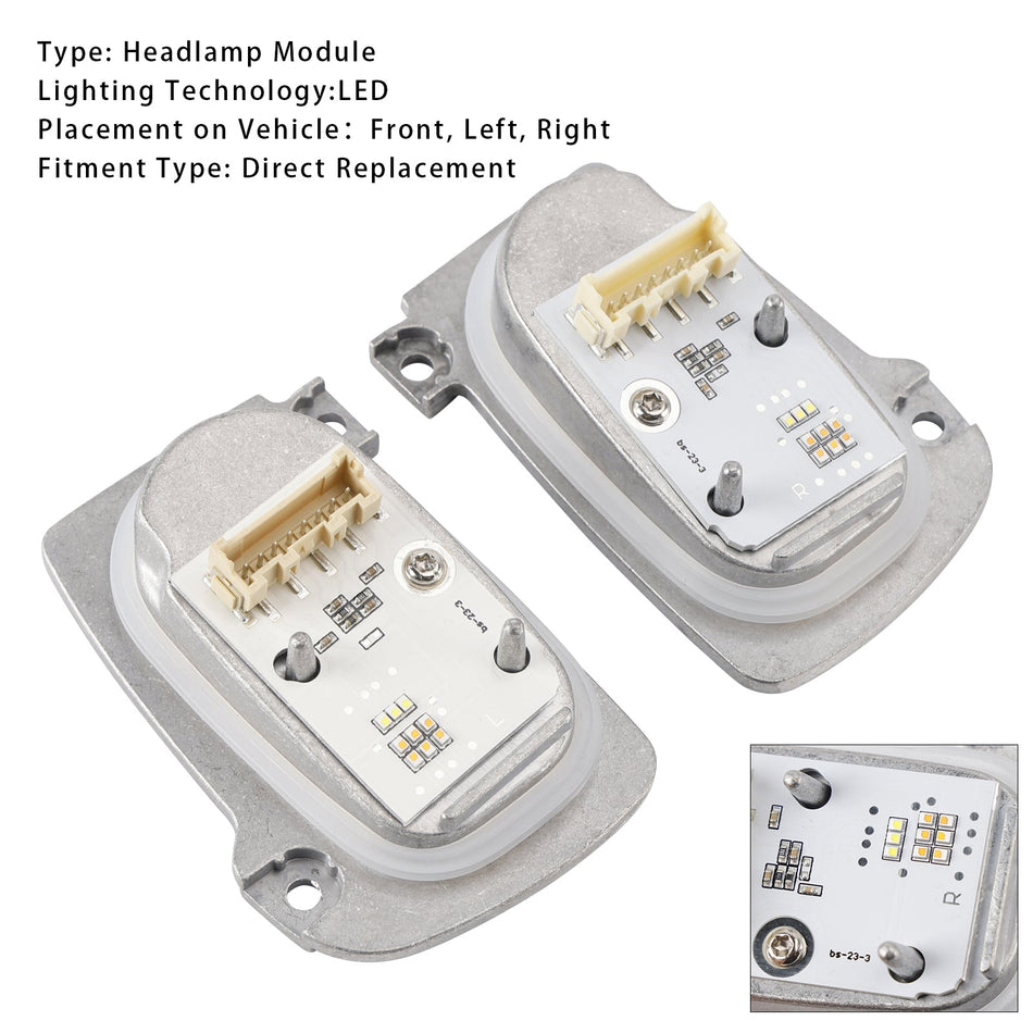 2Pcs LED Scheinwerfer DRL lichtquelle Control Unit 8V0998473A 8V0998474A Für AUDI