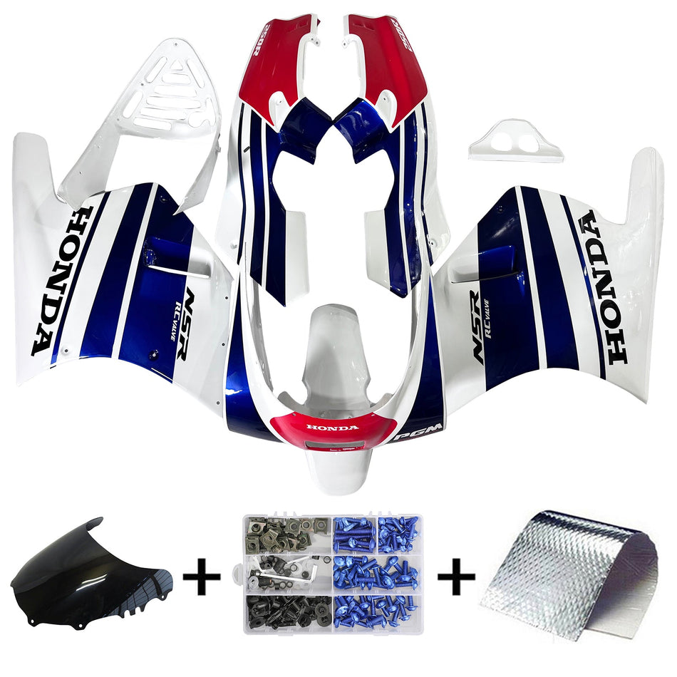Injection Verkleidung Kit Karosserie Kunststoff ABS Für Honda NSR250R 1988