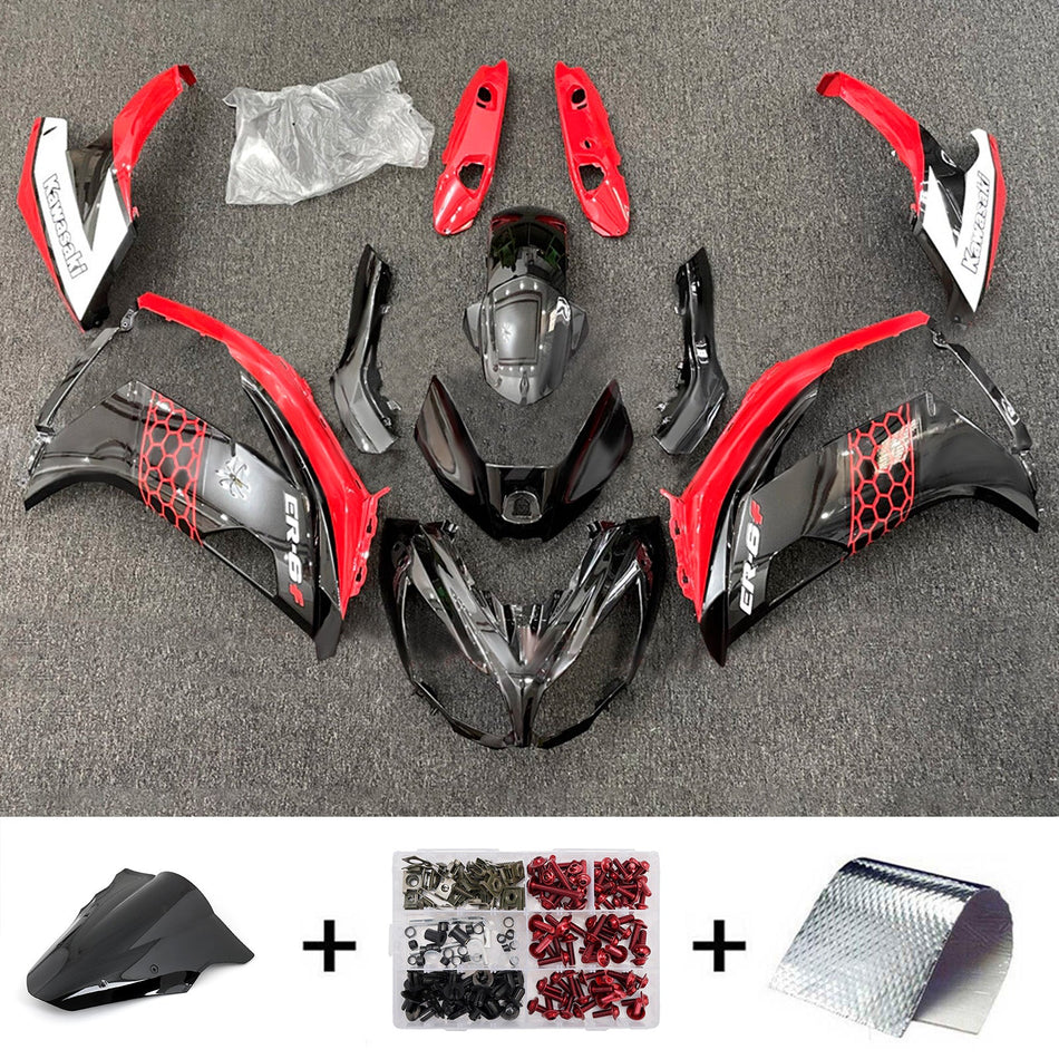 Verkleidungssatz aus ABS-Kunststoff, passend für Kawasaki ER-6F Ninja650 (2012-2016)