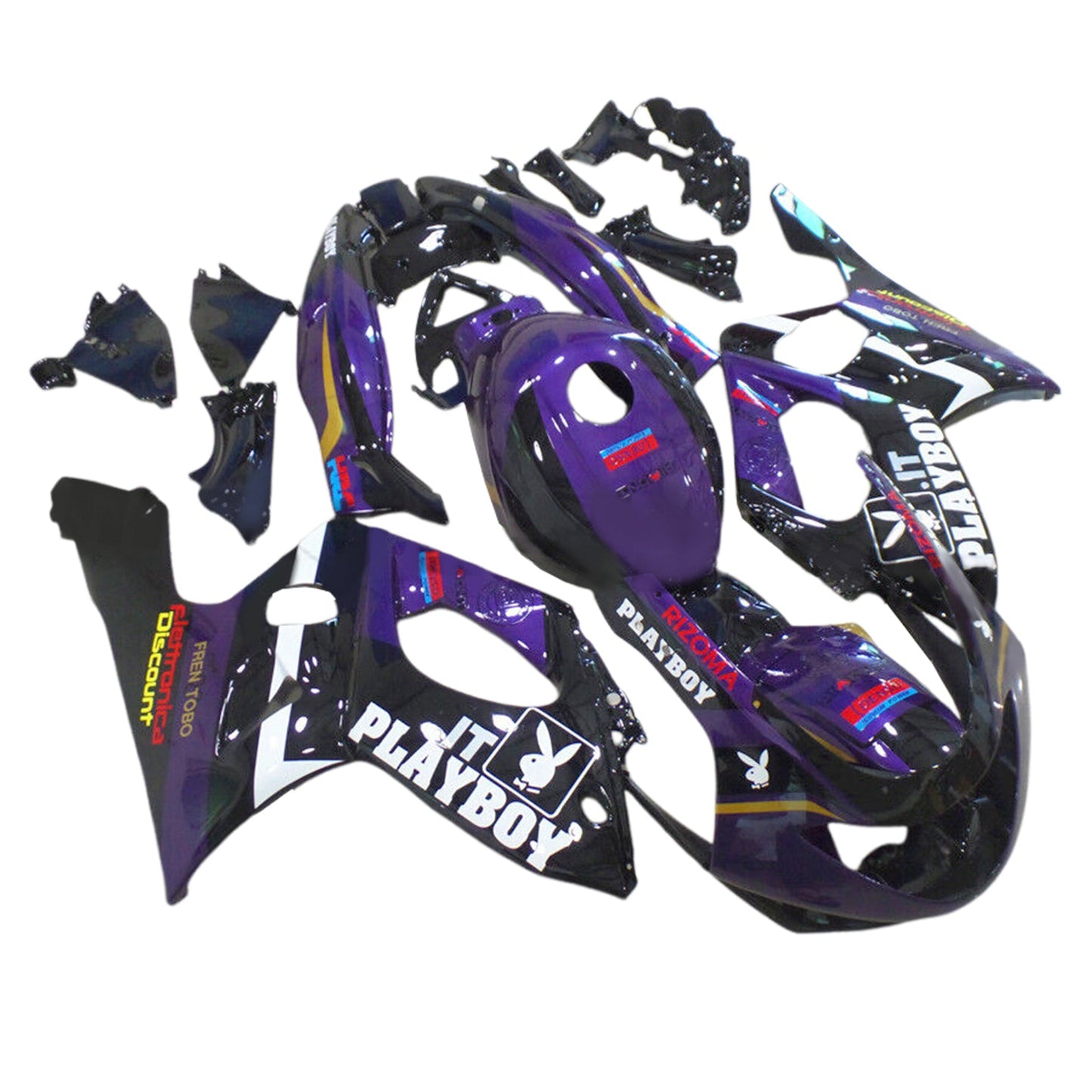 1996-2007 Yamaha YZF 600R Thundercat Einspritzverkleidungssatz Karosserie Kunststoff ABS