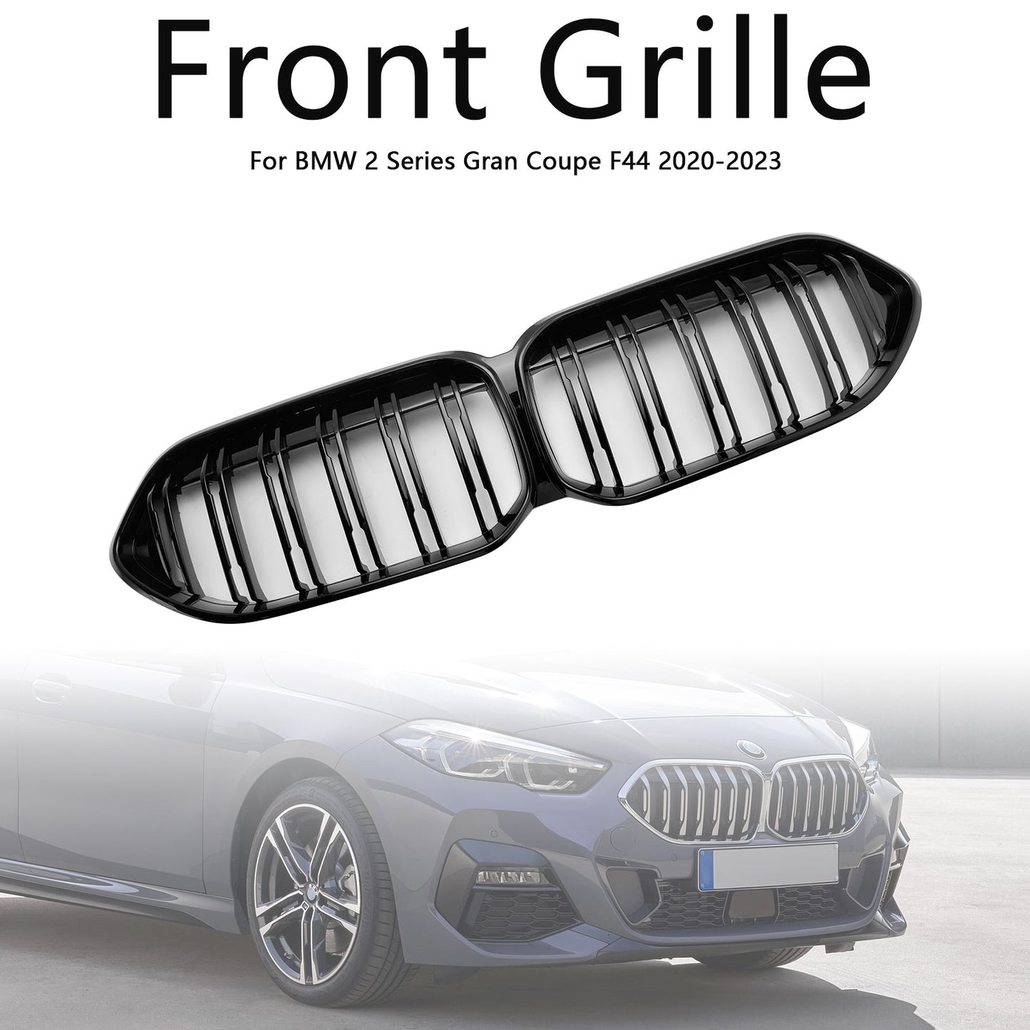 2020–2023 BMW 2er Gran Coupé F44 Kühlergrill für Frontsto?stange, schwarz gl?nzend, 51135A39378, 51138080494