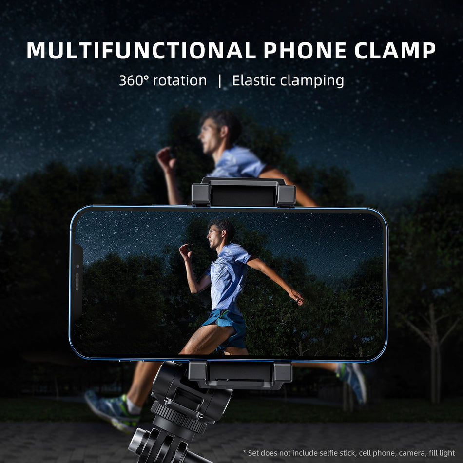 Telefonhalter 360 Grad drehbarer erweiterbarer Fülllicht-Handy-Desktop-Ständer