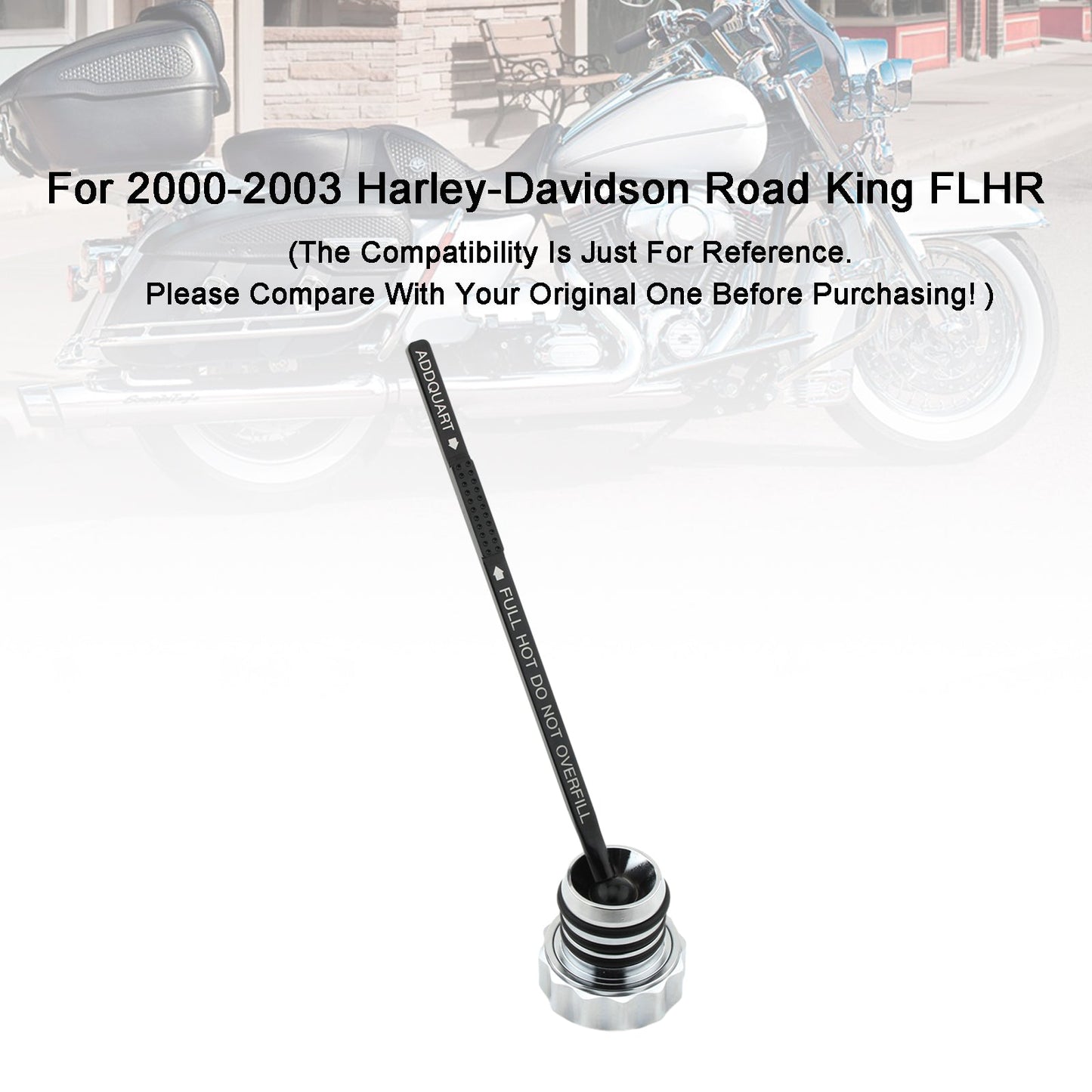 Ölmessstab Tankdeckel Stecker 0710-0121 Fit Für Touring Road King Electra Glide 00-06