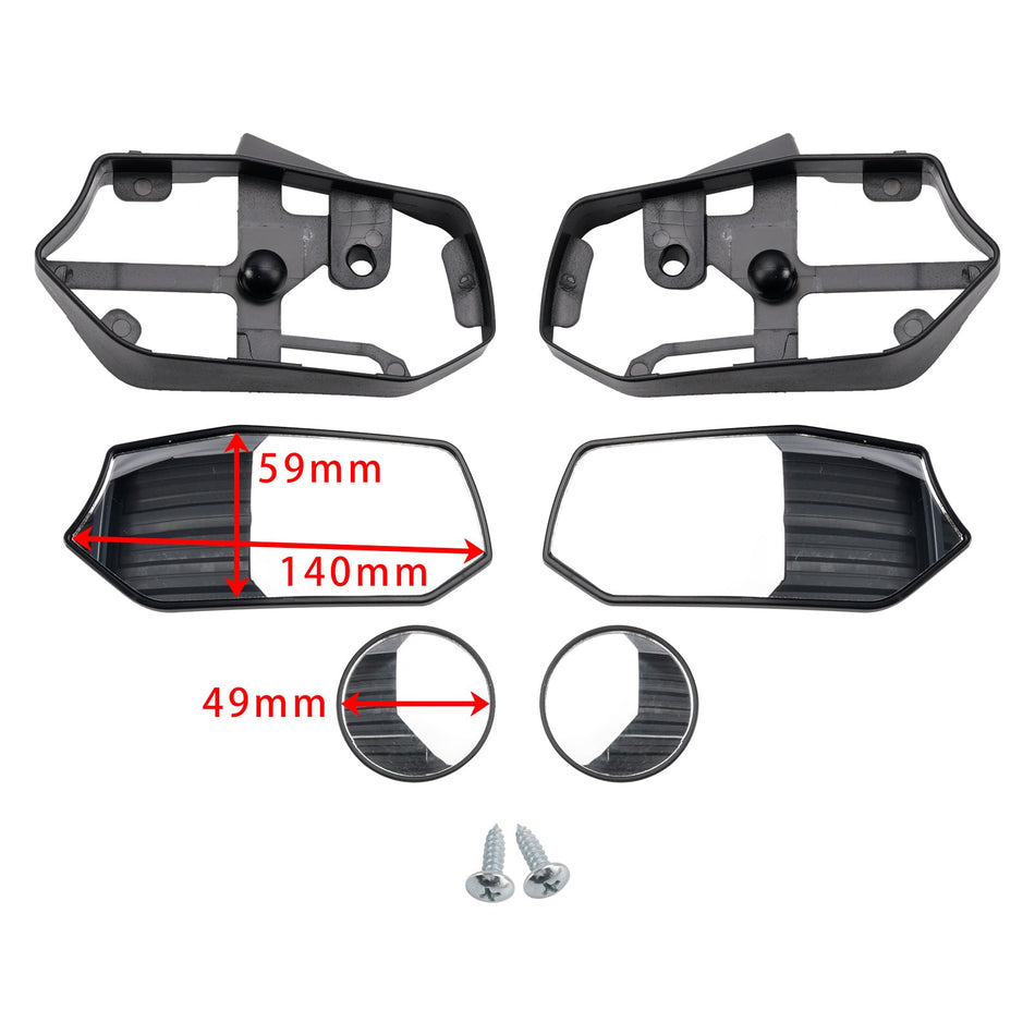 2023 2024 YAMAHA XMAX 300 v2 RÜCKSPIEGELPAAR SERGEANT-STIL