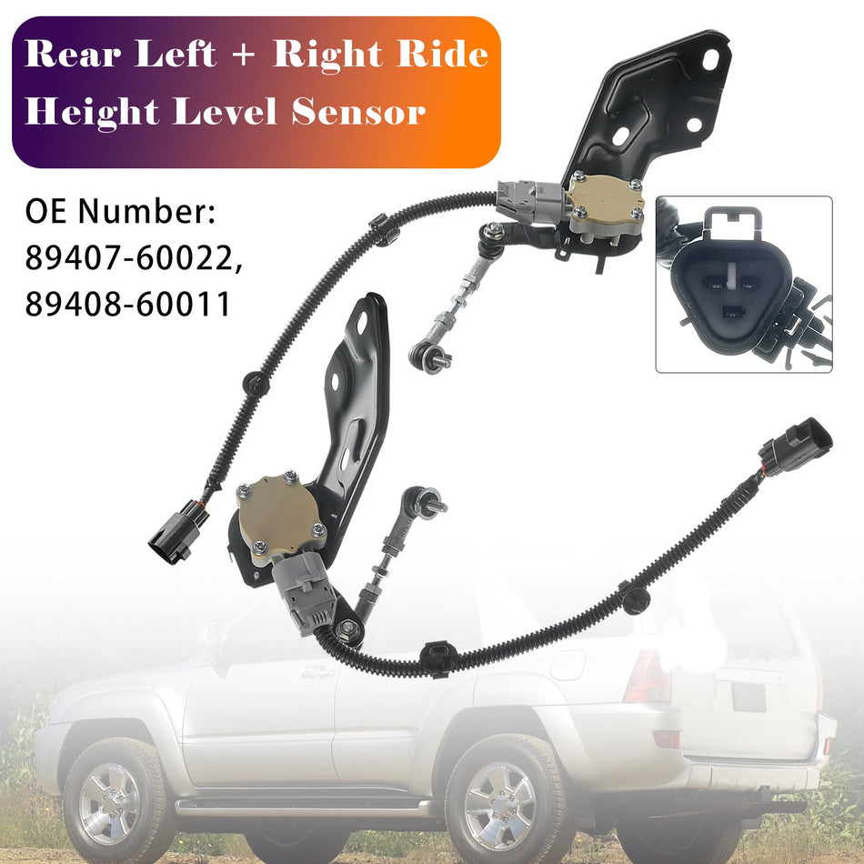 2 Stück Fahrhöhensensor hinten für Toyota 4Runner und Lexus GX470 4.7L (2003–2009)