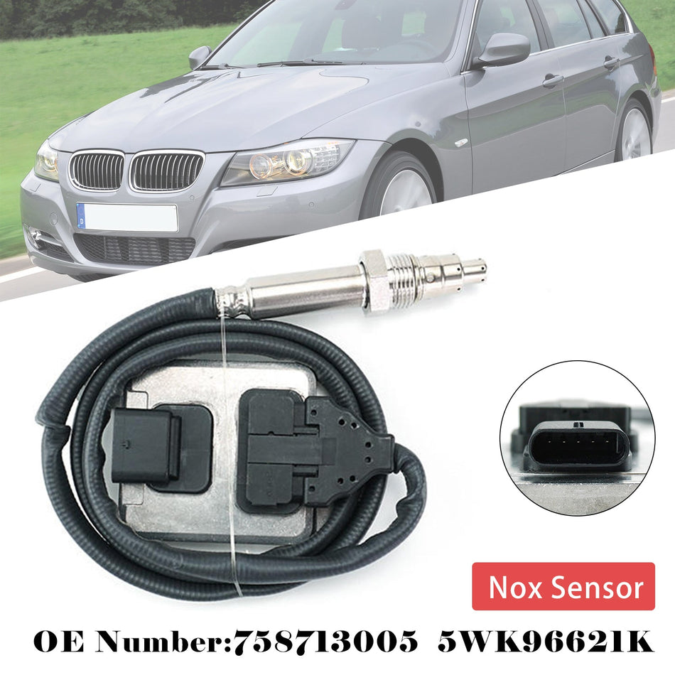 NOx-Sensor 758713005 5WK96621K für BMW 1er und 3er E81 E87 LCI E90 E91 E92 E93