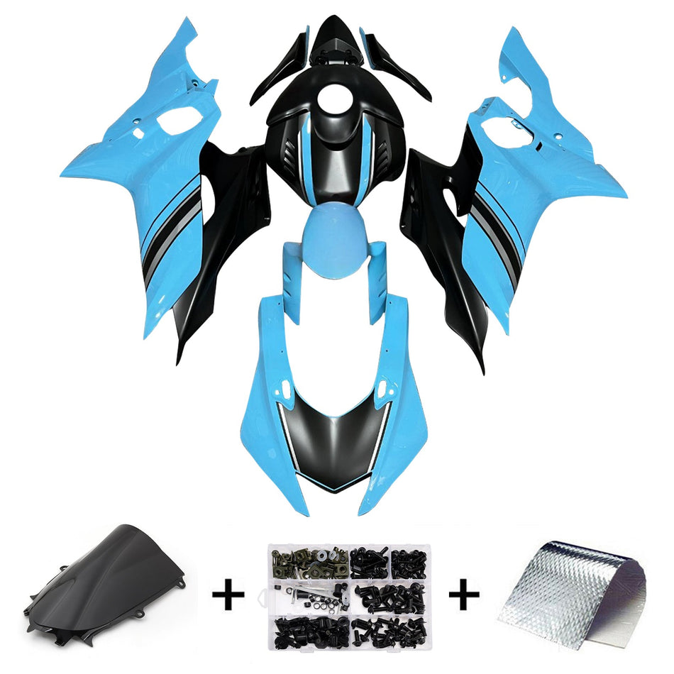 Injection Verkleidung Kit Karosserie Kunststoff ABS fit Für Yamaha YZF-R6 2017-2023