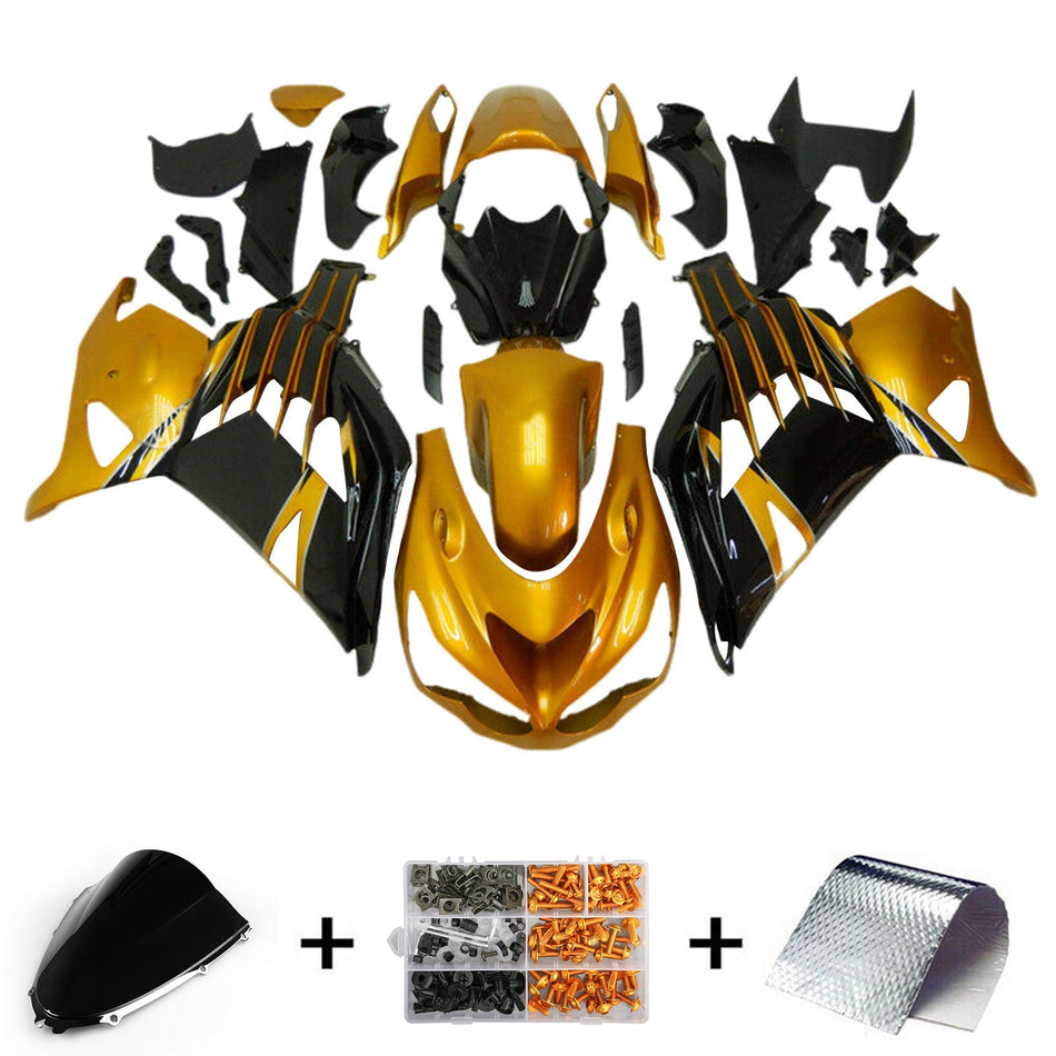 2012-2022 Kawasaki ZX14R ZZR1400 Einspritzverkleidungssatz Karosserie