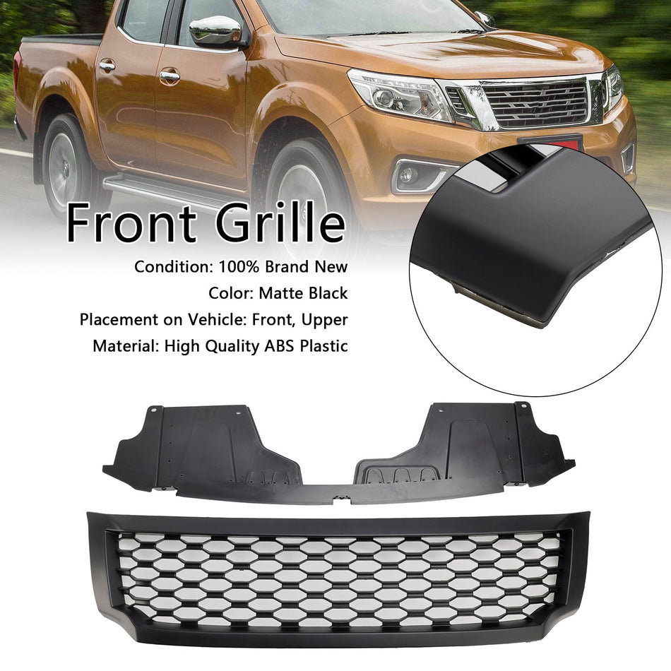 2015-2020 Nissan Navara NP300 D23 Mattschwarzer Kühlergrill für die Frontsto?stange