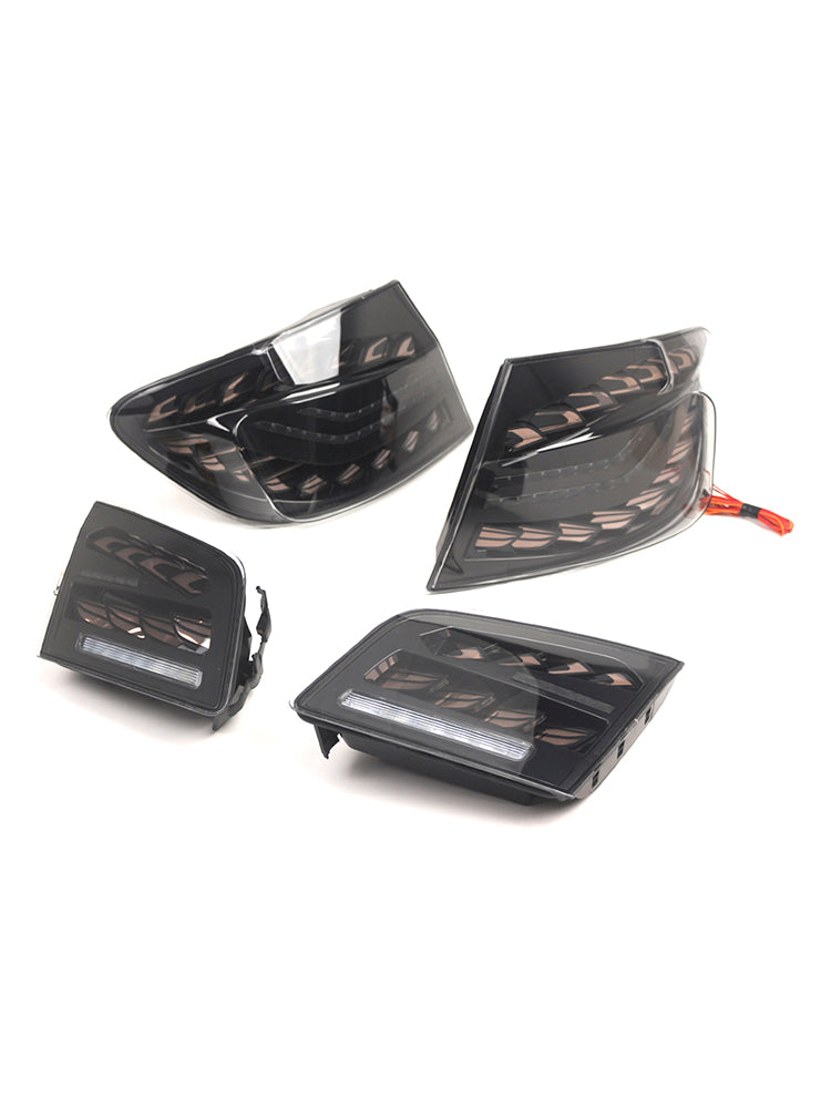 2010–2016 BMW 6. Generation 5-Serie 5F10 F18 M5 L &amp; R getönte LED-Rückleuchten Rückleuchtenbaugruppe