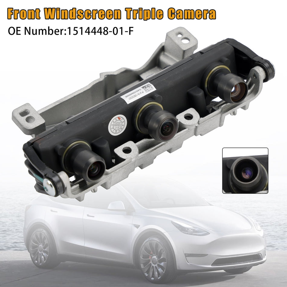 2022 Tesla Model 3 Frontscheiben-Dreifachkamera 1514448-01-F