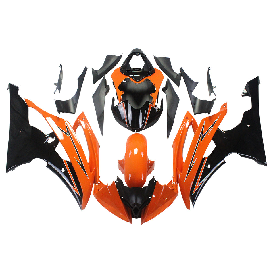 Injection Fairing Kit Bodywork Plastic ABS fit For Yamaha YZF 600 R6 2008-2016
