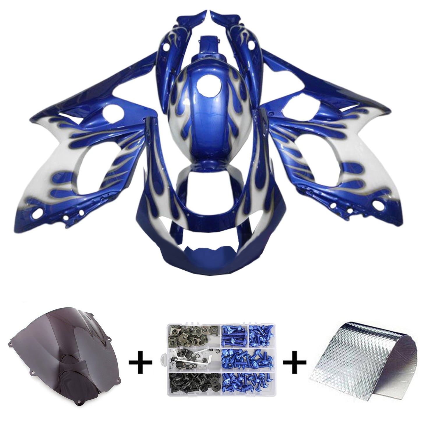 1996-2007 Yamaha YZF 600R Thundercat Einspritzverkleidungssatz Karosserie Kunststoff ABS