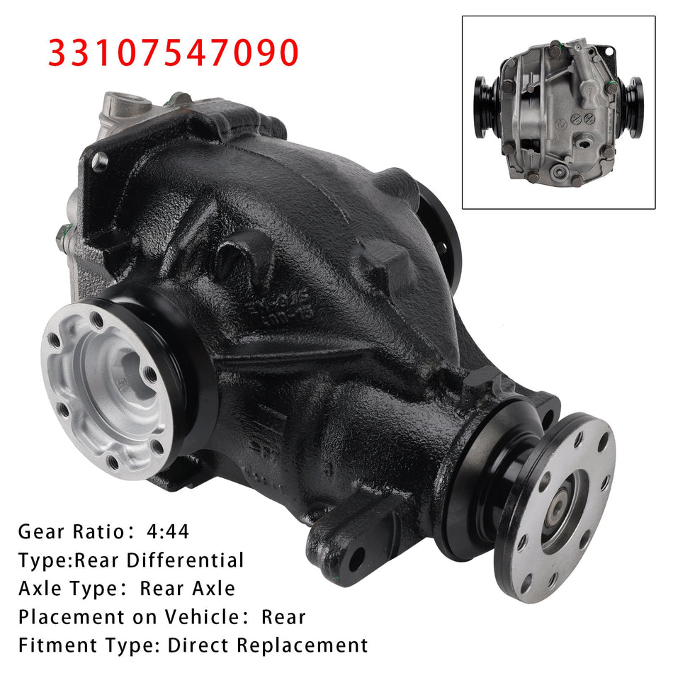 2004–2010 BMW E83 X3 3.0i Hinterachsträger mit Differential, Verhältnis 4,44, 33107547090