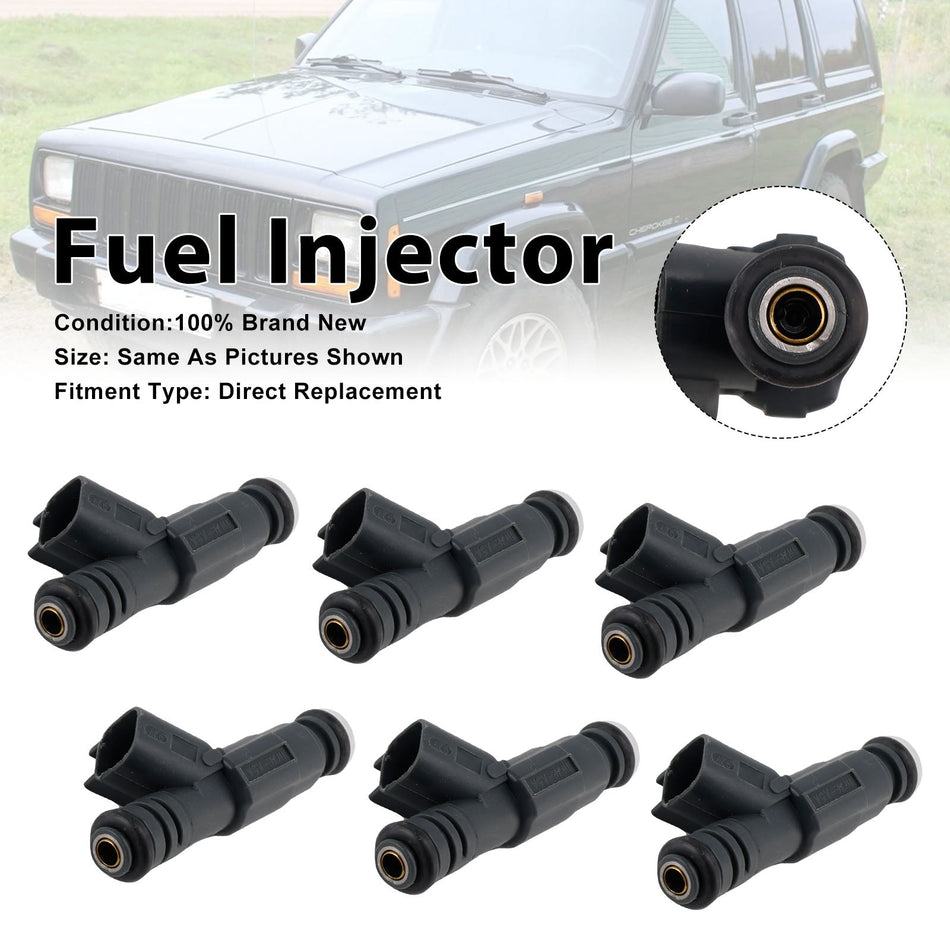 6 Stück Einspritzdüsen für Jeep Cherokee 1999-2000 TJ L4 1999-2002 0280156048
