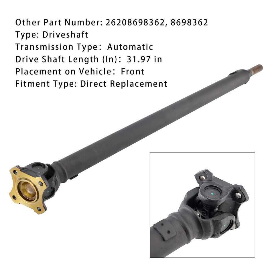 Vorne Gimbal Welle Joint Welle 26208698362 Antriebswelle Für BMW 3 5 7 G20 G30 G12