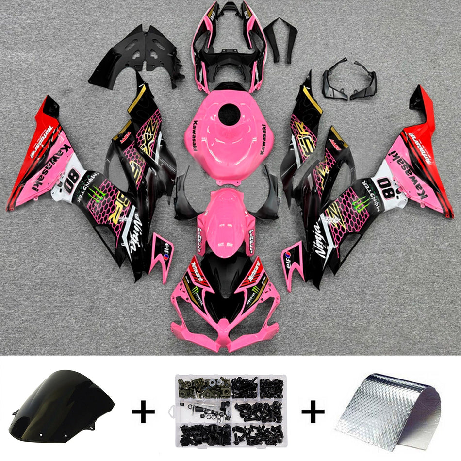 Verkleidungssatz aus ABS-Kunststoff, passend für Kawasaki ZX6R 2019-2023