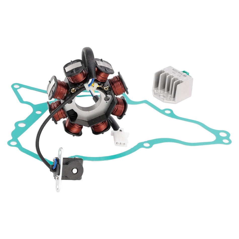 2010–2011 Kawasaki AN112 Britz R Stator Generator Regler Gleichrichter Dichtung 21003–1390