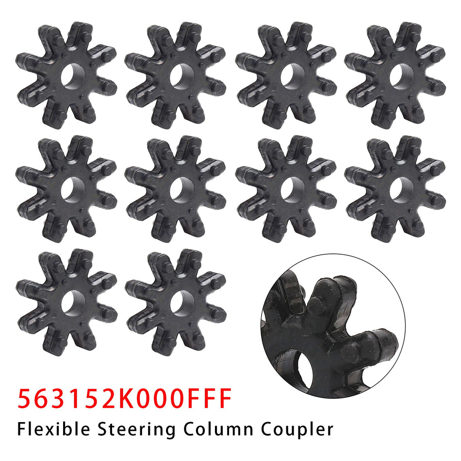 10x Flexible Lenksäulenkupplung für Hyundai Elantra Kia Optima 563152K000FFF