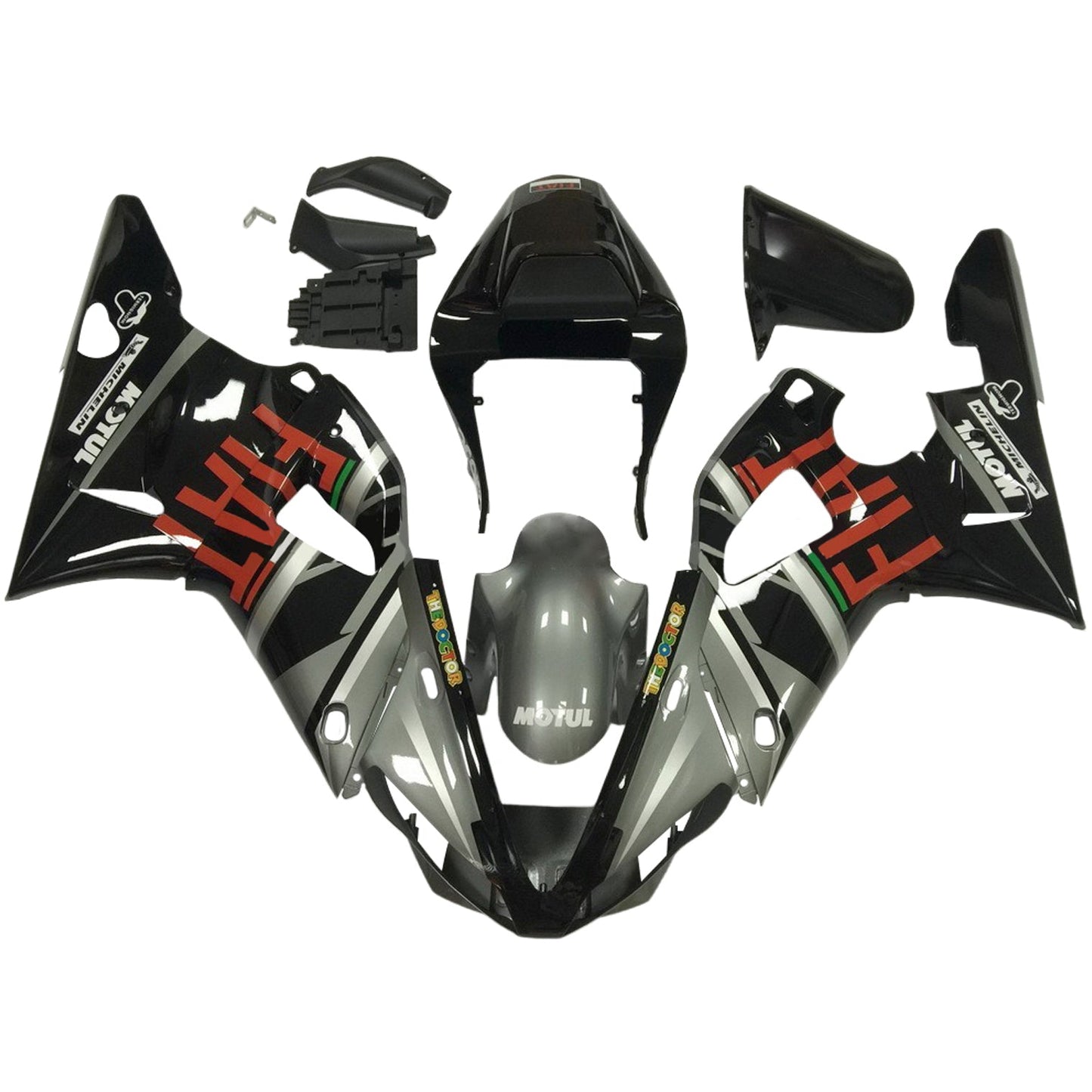 2000-2001 Yamaha YZF 1000 R1 Einspritzverkleidungssatz Karosserie Kunststoff ABS