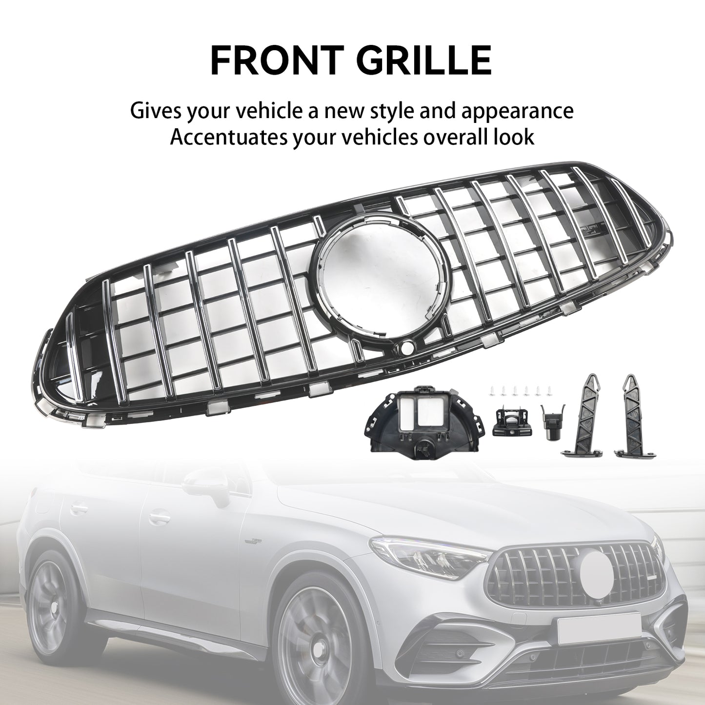 GT Panamericana Grill Grille Für Mercedes GLC X254 C254 mit AMG-Line 2022-2024