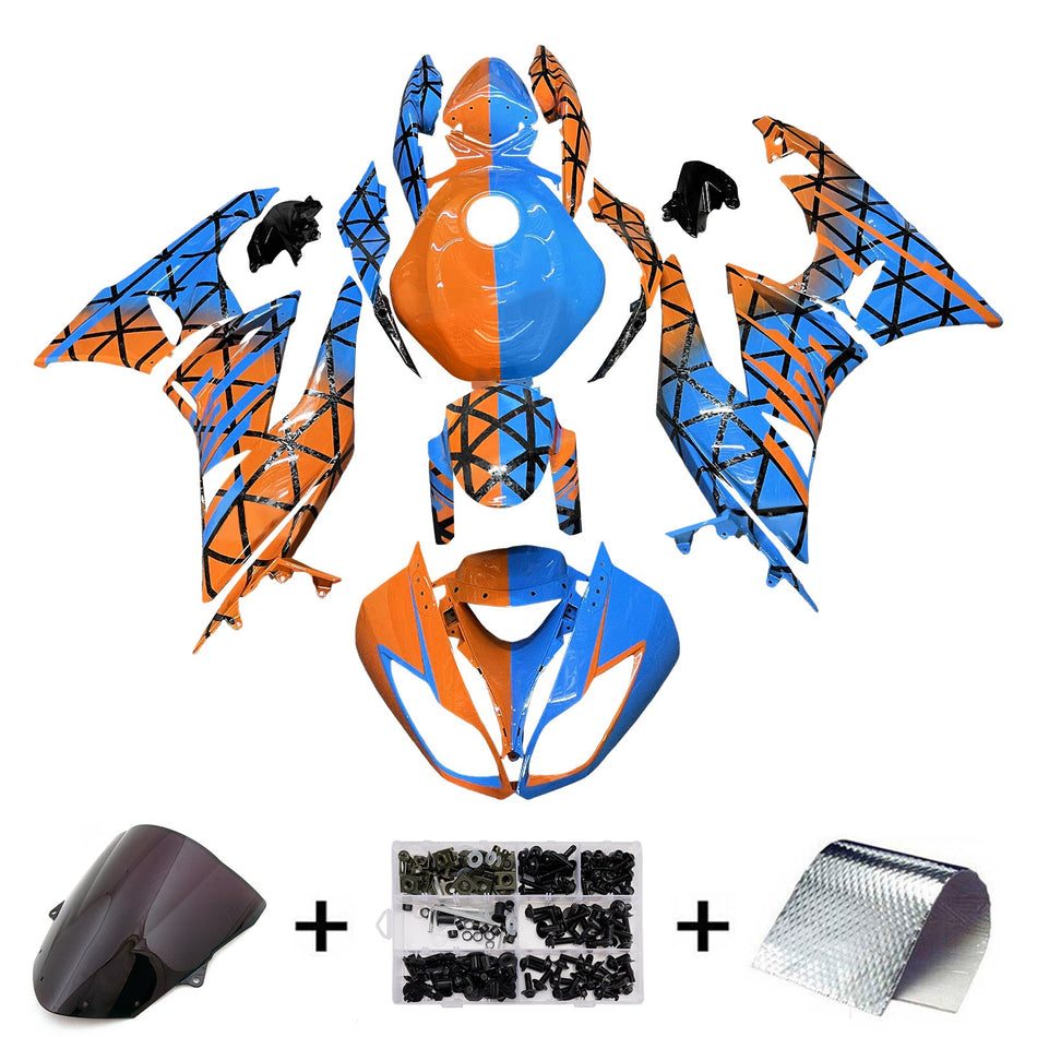 Injection Verkleidung Kit Karosserie Kunststoff ABS fit Für Kawasaki ZX6R 636 2009-2012