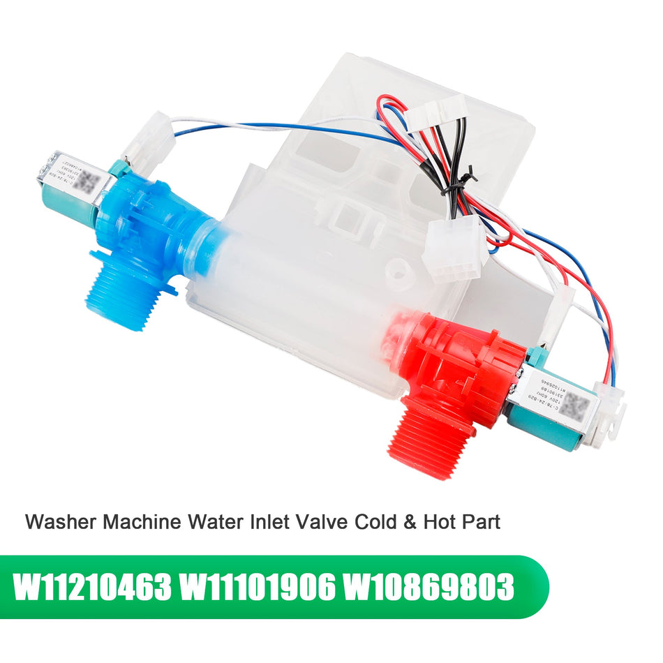 Wassereinlassventil für Waschmaschine, kalt und hei?, Teil W11210463, W11101906, W10869803