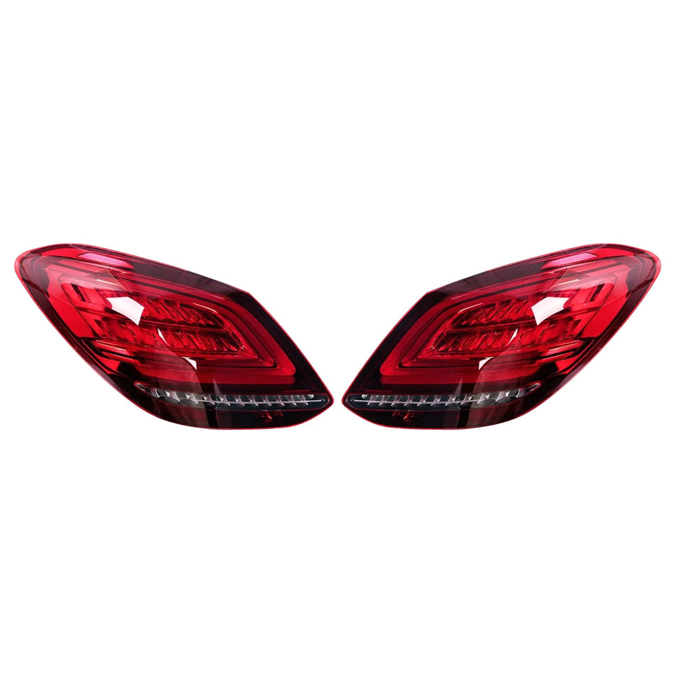 Mercedes-Benz W205 Facelift C63 AMG Basis 2019–2021 LED-Rückleuchten links + rechts mit Bremslicht 059067103 2059067203
