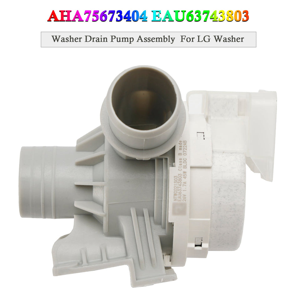 AHA75673404 EAU63743803 Waschmaschine Ablaufpumpe Montage Ersetzt für LG Waschmaschine