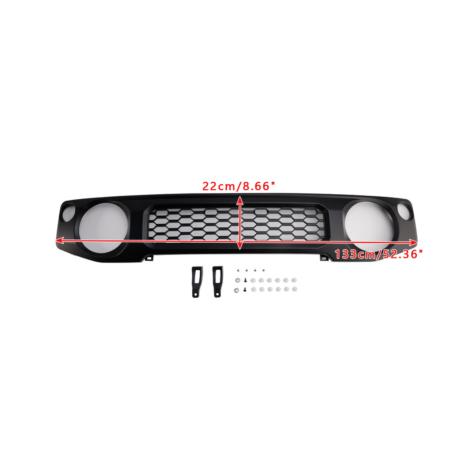 Black Honeycomb Front Bumper Grille Grill Für Suzuki Jimny JB74 2019-2023