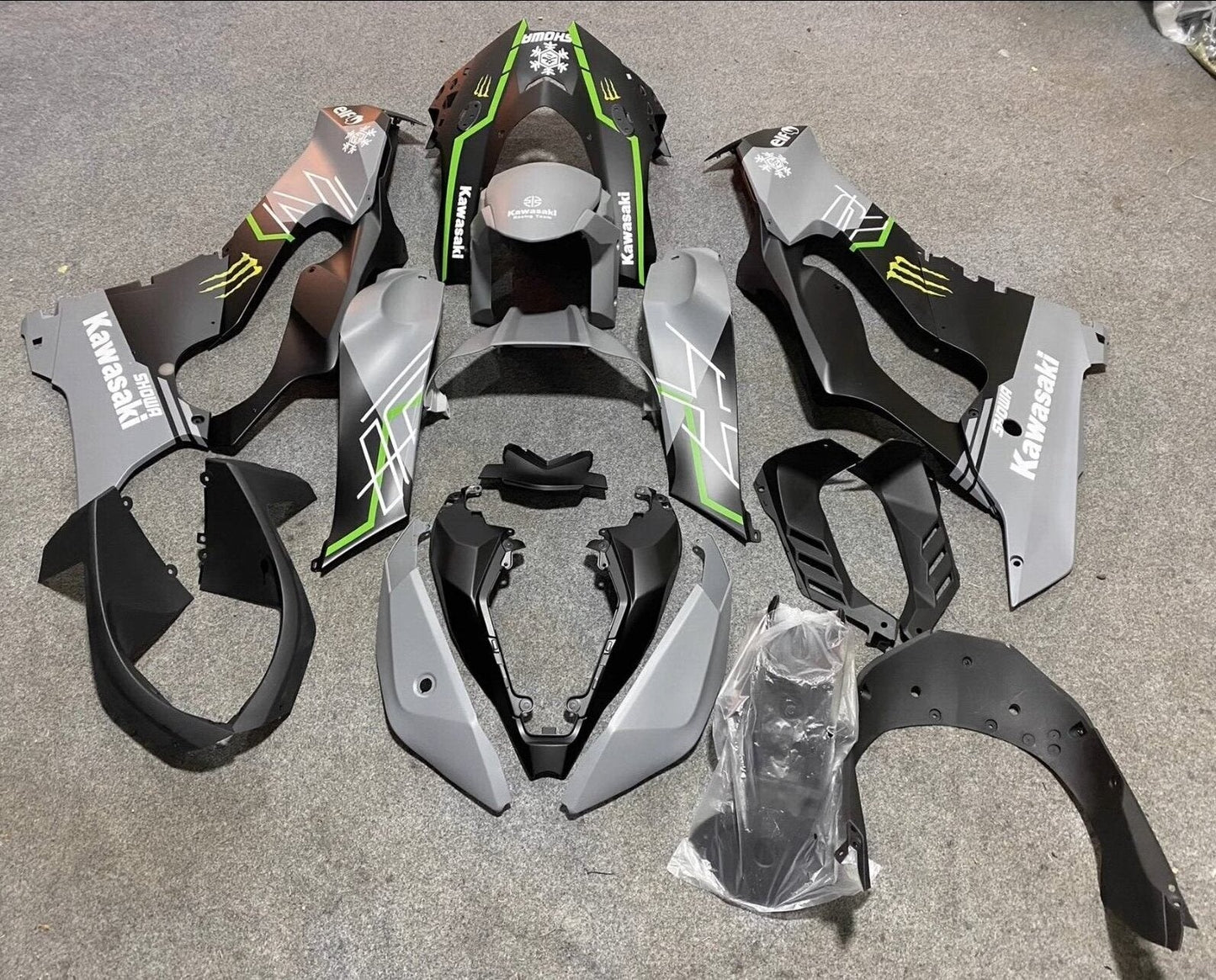 2021-2024 Kawasaki ZX-10R ZX-10RR Einspritzverkleidungssatz Karosserie Kunststoff ABS