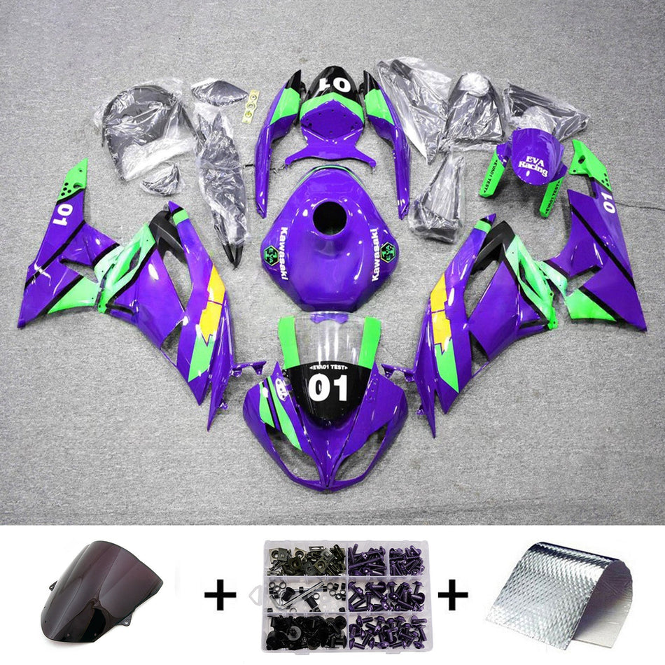 Verkleidungssatz aus ABS-Kunststoff, passend für Kawasaki ZX6R 636 2009-2012