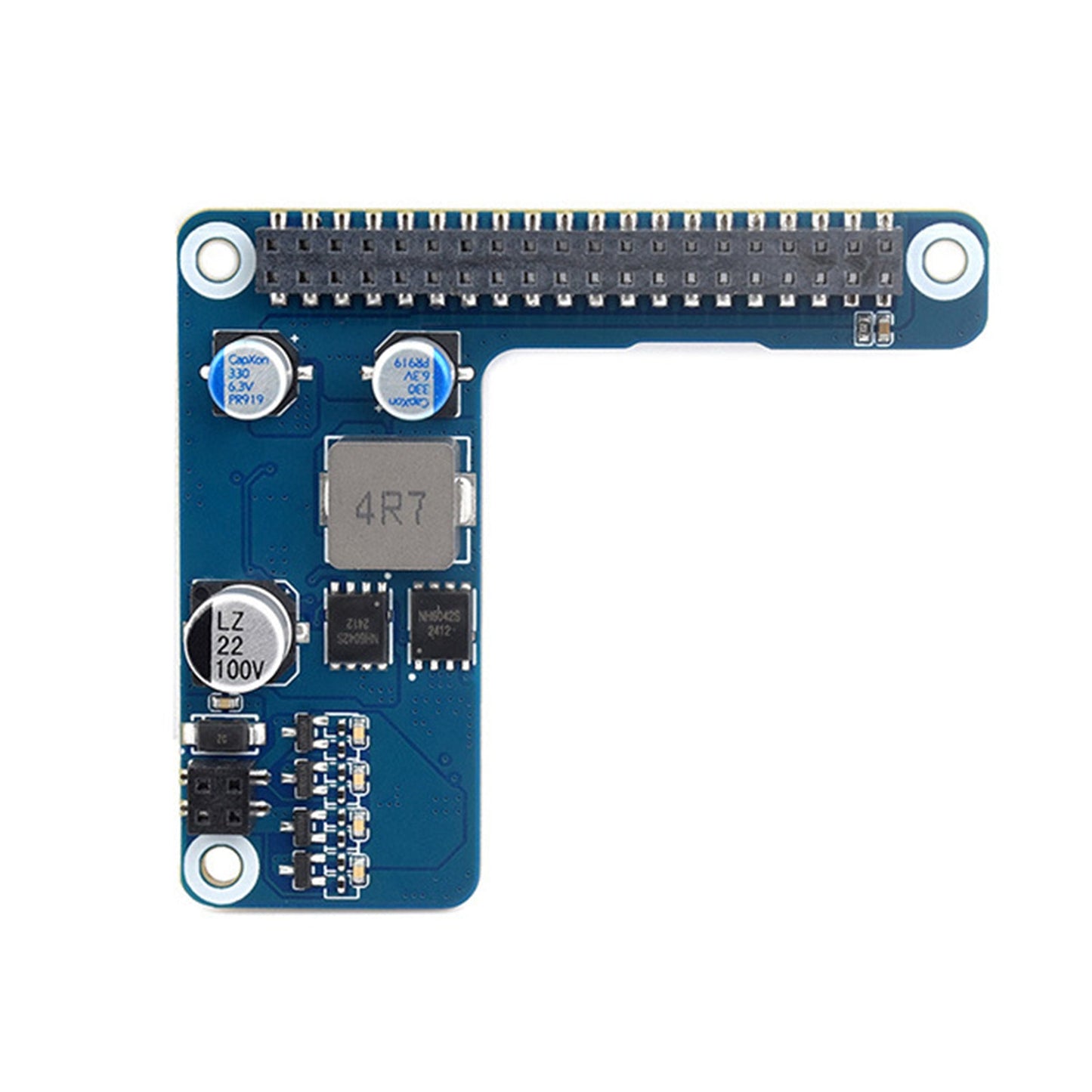 Raspberry Pi 5 Ethernet-Erweiterungskarte PoE-Stromversorgungsmodul 802.3af/at