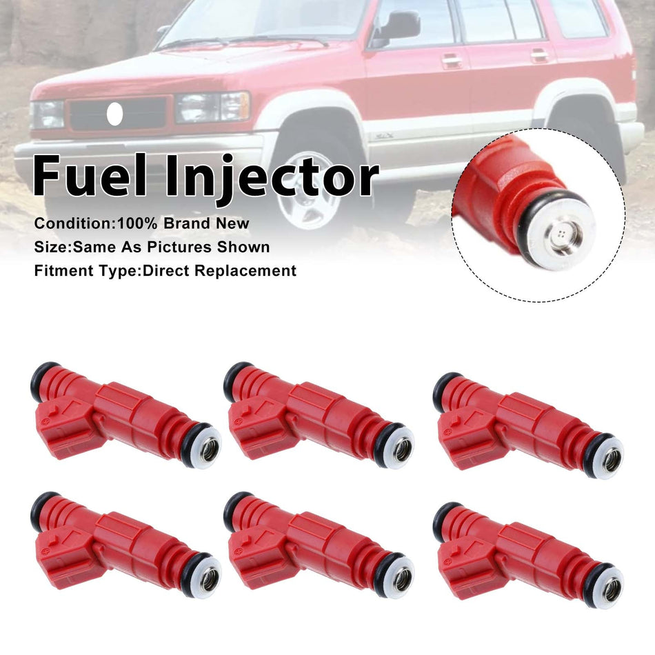6 Stück Einspritzdüsen für Honda Passport und Isuzu Rodeo 1998-1999 0280155735