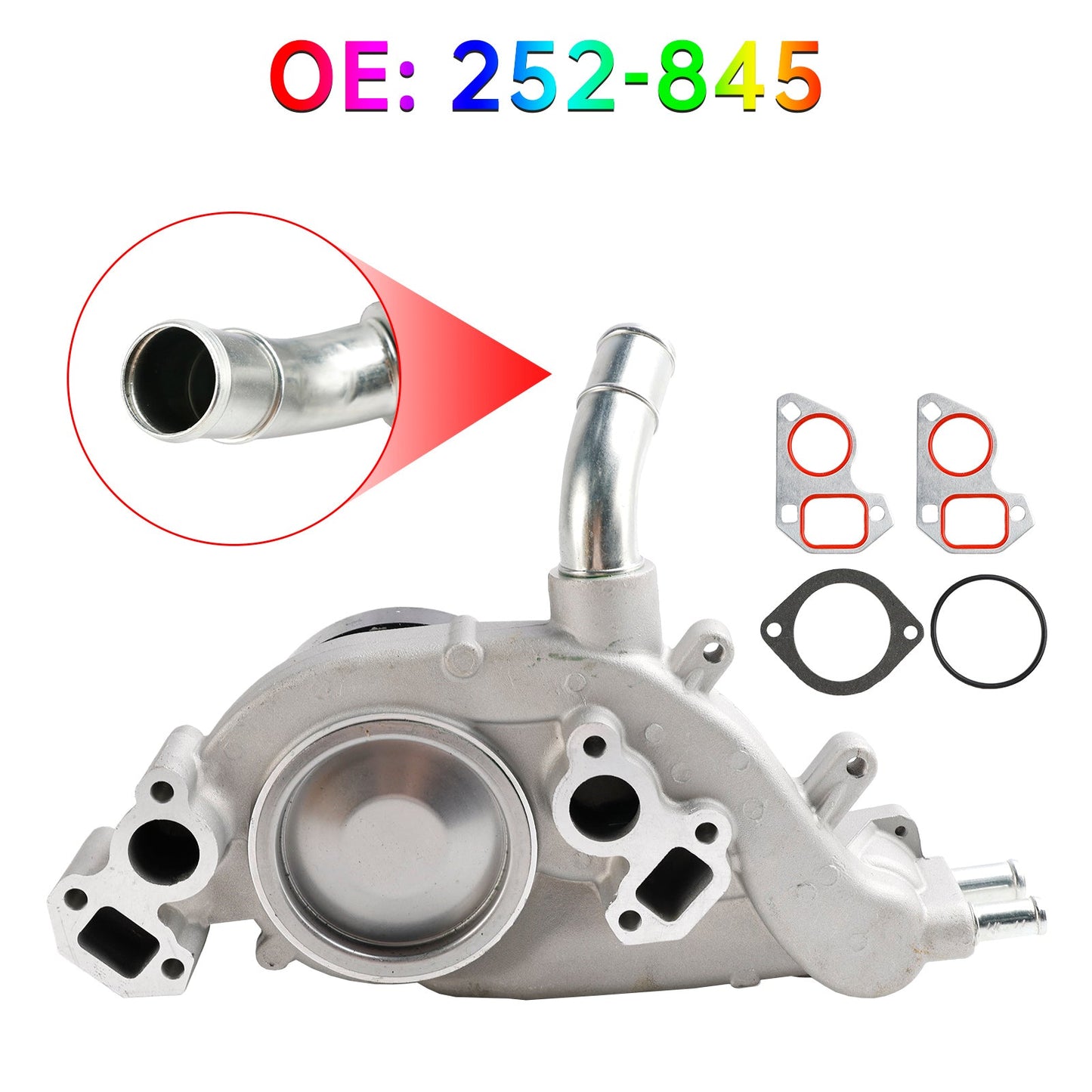 2002-2003 Cadillac Escalade EXT V8 6,0 l Mechanische Wasserpumpe 252-845