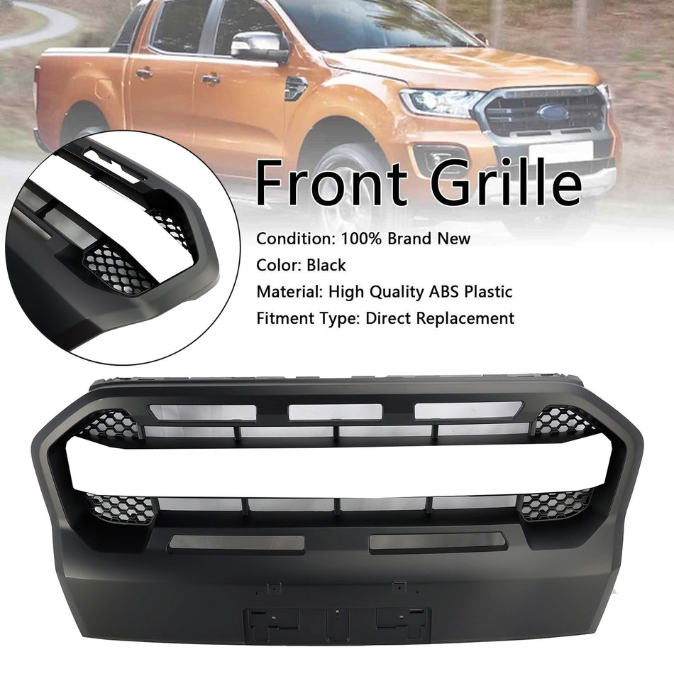 Matt Black Ranger Raptor Style Front Bumper Grille Für Ford Ranger 2019-2023 T8