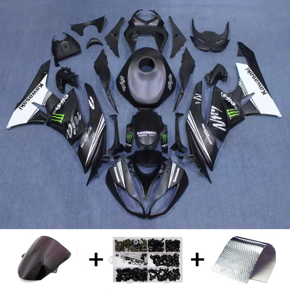 Verkleidungssatz aus ABS-Kunststoff, passend für Kawasaki ZX6R 636 2009-2012