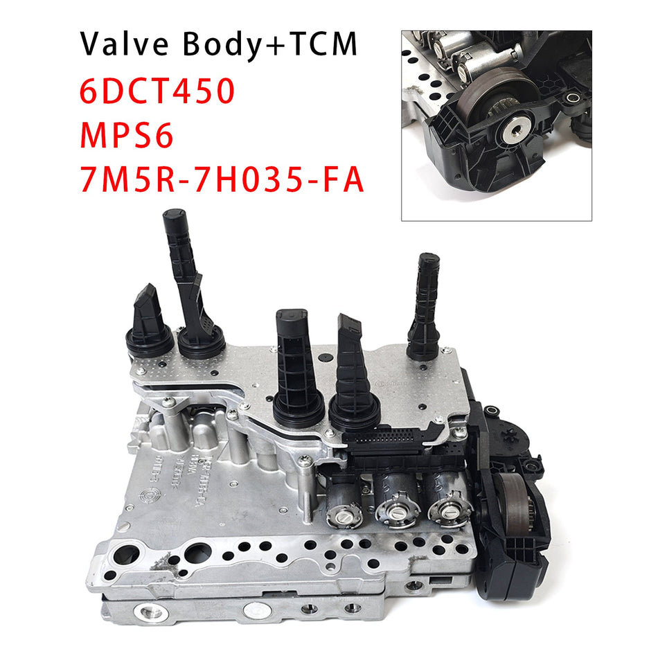 6DCT450 MPS6 für Dodge Avenger/Journey 08-10 2.0L 2.2L V2.2L 7M5R-7H035-FA Getriebemechatronik-Ventilkörper + TCM