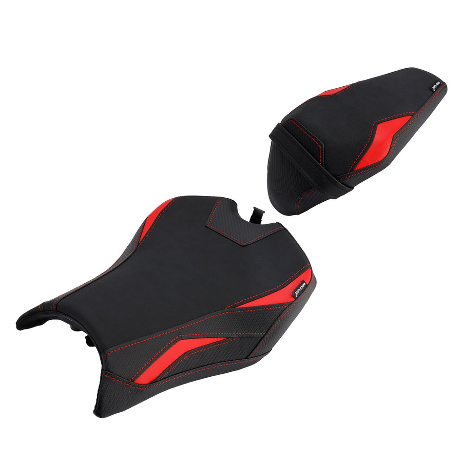 2025- Für Kawasaki Z900 Zr900-F Raider Soziuskissen-Set vorne & hinten, Rot1