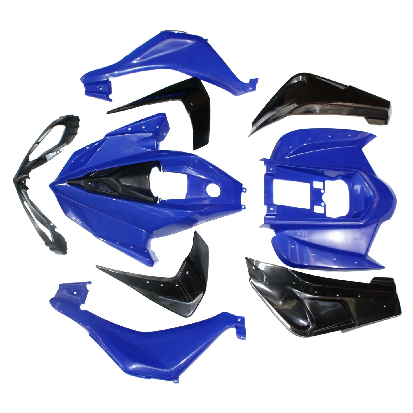 Kunststoff Verkleidung Kotflügel Kit Für 110cc 125cc Mars Sport Quad Dirt Bike ATV Blau