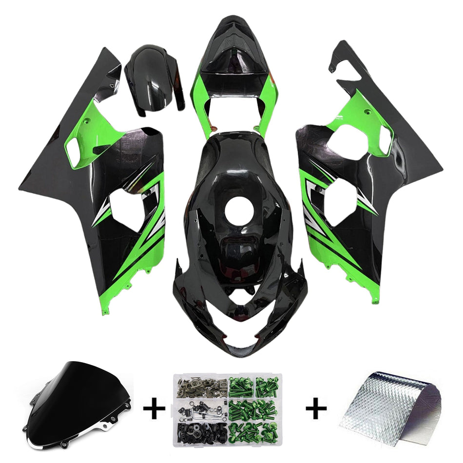 Injection Verkleidung Kit Karosserie Kunststoff ABS Für Suzuki GSXR 600/750 2004-2005 K4