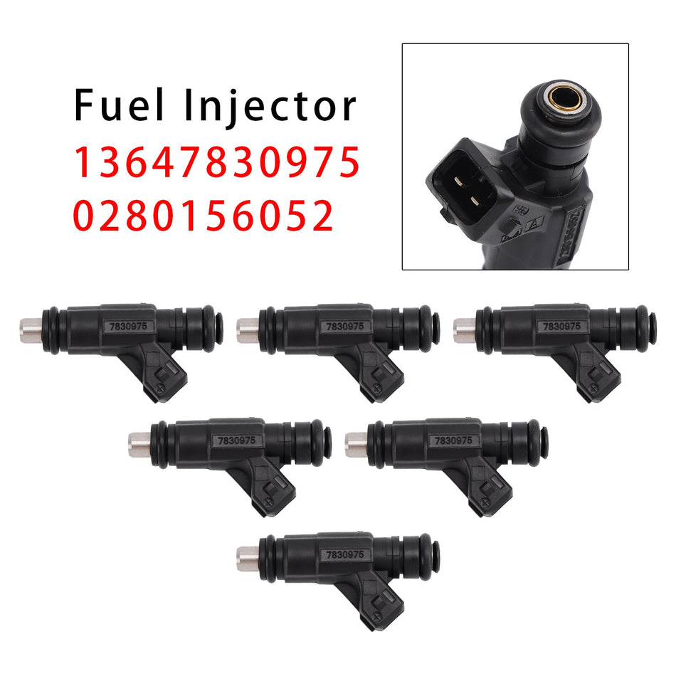 6 Stück Einspritzdüsen für BMW E46 S54 M3 Z4 3.2 01-06 13647830975 0280156052