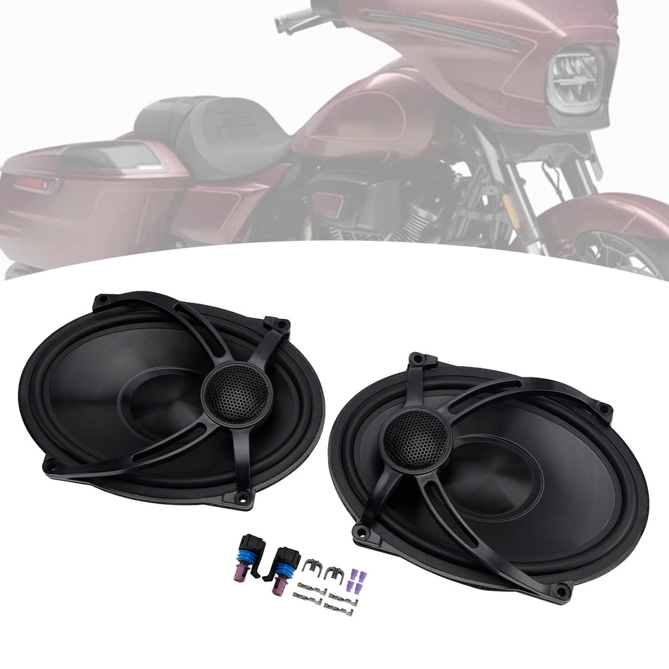 1994–2024 Touring Road Glide FLHR 2x 5""x7"" Satteltaschendeckel-Lautsprecher-Kit