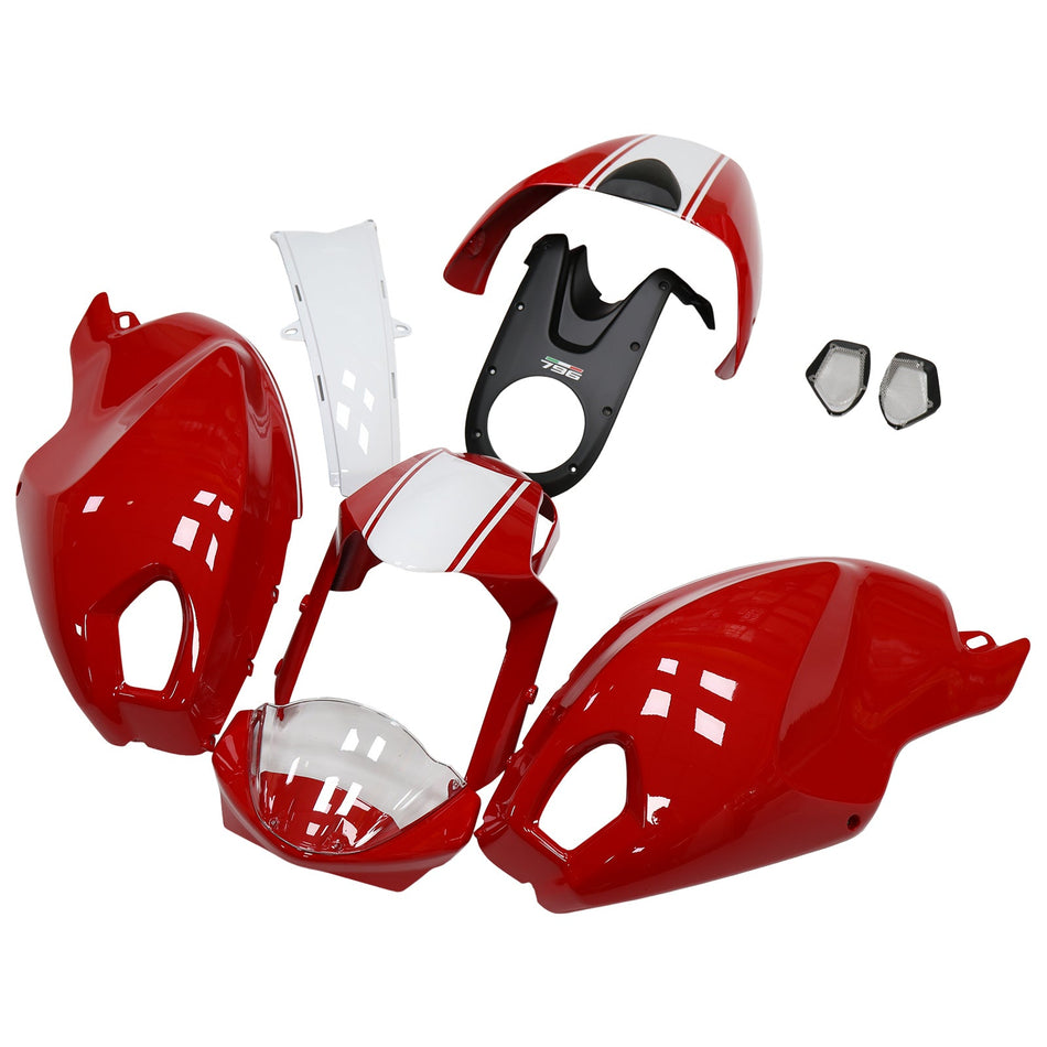 Verkleidungssatz (Spritzguss) f眉r Ducati Monster 696, 796, 1100 S, EVO (alle Baujahre)